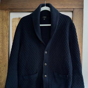 Shawl cardigan sweater